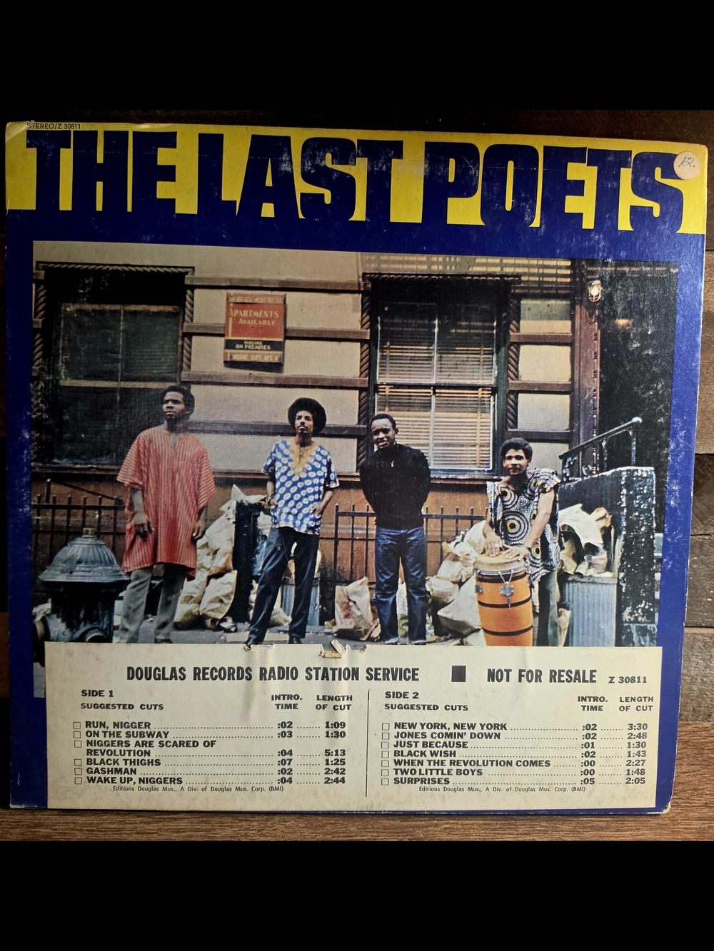 The Last Poets ,Douglas Records ,Nature Content ,1970,Rare